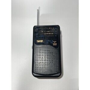 Vintage Electro Brand Personal TV Sound & Weather Report Portable Radio - Works!